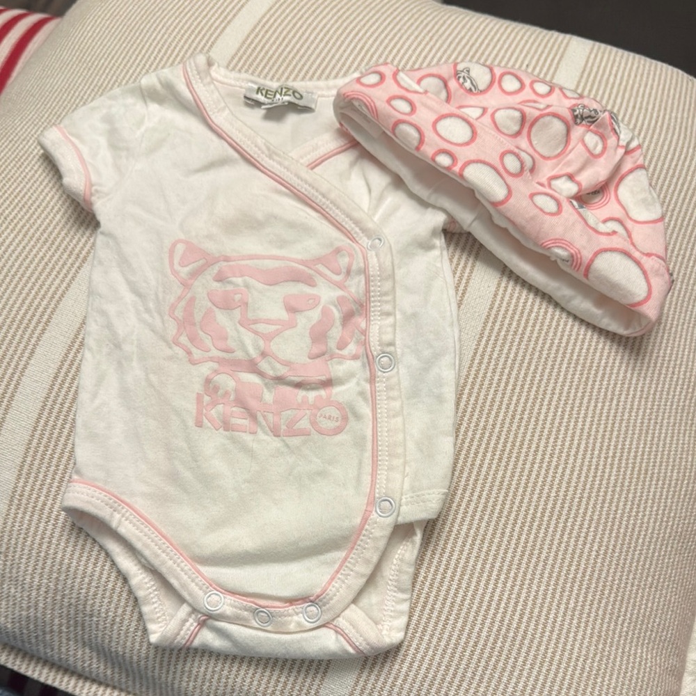 Kenzo Infant one piece with hat